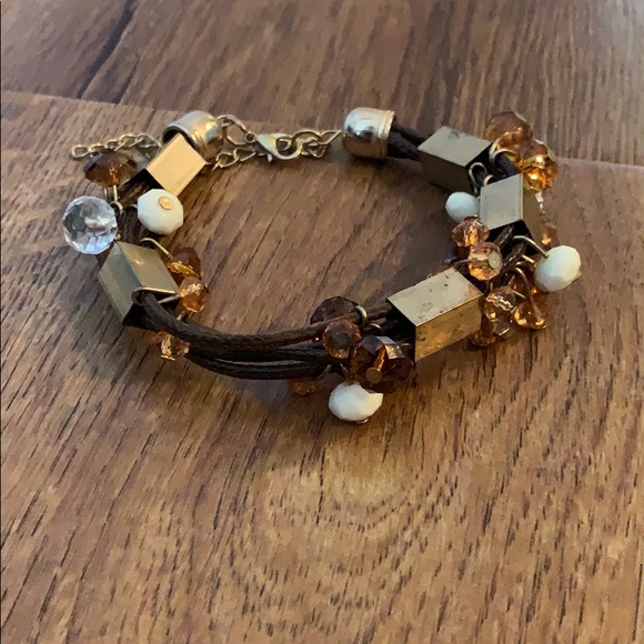 Jewelry - Gold and brown bracelet